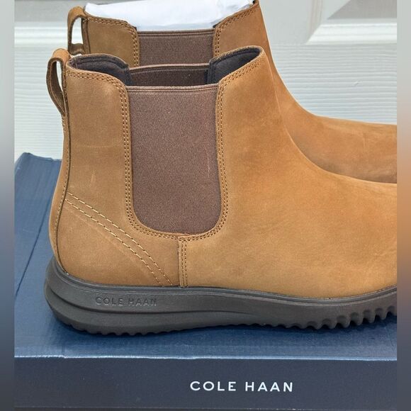 NWB Cole Haan Grand Plus Men's Chelsea Boot Lumber/Java Color Sz 11M - Picture 7 of 12